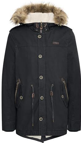 INDICODE JEANS Winterparka 'Pulsoor'  zwart
