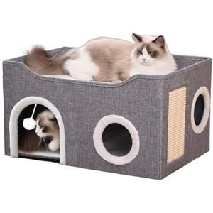 Ytahome Kattenkoo ndoor kattenverbljven 3-laags PSPPPC-0065-E