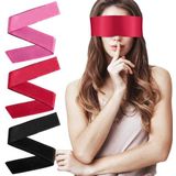 Risipu 3 stuks satijnen oogmasker, zachte blinddoek voor volwassenen, comfortabele slaapblinddoek voor vrouwen koppels