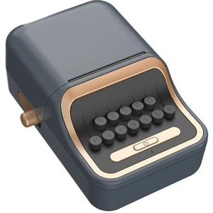 Miniprinter Draagbare Thermische 52 Mm Sticker Bluetooth Draadloze Drukmachine Draagbare Labelprinter Helder Afdrukken(Black)