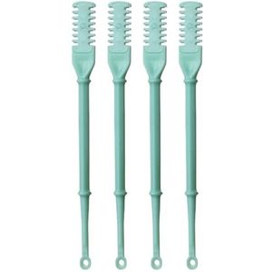Mjaie Neushaarsnijder 360 graden roterende neus tondeuse draagbare handmatige neus haartrimmer oorplukkers voor vrouwen man Stril Hair Remover Tool, groen