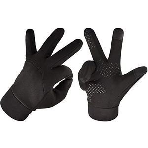 Warme Winterhandschoenen, Geborsteld Zwart Neopreen (XL)