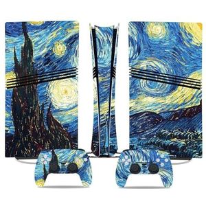 Voor PS5 PRO Skin Digital Edition Console En Controller Vinyl Cover Skins Wraps Krasbestendig, Compatibel Met Voor PS5 Digital Edition Pro 31695 Geen Schuimvorming Bubbelvrij