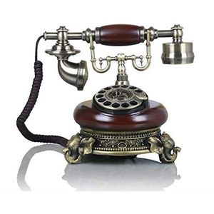 Telefoon Metalen Draaiknop/Europese Antieke Telefoon/Retro Vaste Telefoon Vaste/Mechanische Ringtone (A)