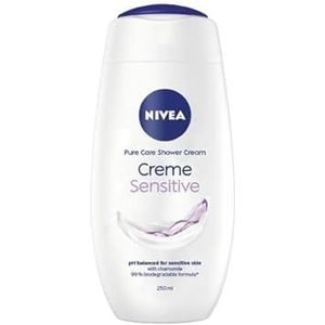 3 x NIVEA douchegel Women ""Creme Sensitive"" voor de gevoelige huid - 250 ml