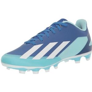 adidas Unisex-Adult X Crazylight.4 Flexible Ground Bright Royal/White/Solar Red 12