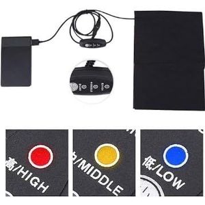 Nikou - Elektrisch Verwarmingskussen - Draagbaar - 5 V - 2 A - Voor Rugpijn en Krampen