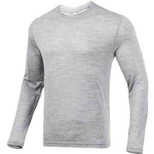 Merino Protect 100% Merinowol Ondershirt Heren Zachte Lange Mouwen Shirt Geurbestendig Warm Ondergoed Geschikt Voor Jagen En Wandelen