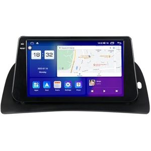Android 14 Dubbel Din Autoradio Voor Renault kangoo 2015-2018 Hoofdunit 9""IPS Touchscreen Multimediaspeler Ondersteuning Carplay Bluetooth GPS RDS(P18 8Core 6+128G)