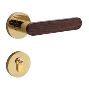 Slaapkamer Interieur Deurslot Set Zilver Deurgreep Slot (Goud, met Sleutel)