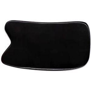 Natuurlijke Zwarte Buffels Hoorn Gua Sha Board Gua Sha Massage Tool Voor Schrapen Voor En Lichaam Huid Rugmassage Water Buffels Hoorn Gua Sha