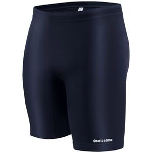 sesto senso Jammer zwembroek voor heren, lang, strak, boxershorts, surfen, zeilen, watersport, donkerblauw, L