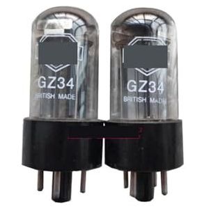 Vacuümbuis GZ34 vervangt 5AR4 5Z4P 5U4G 274B gelijkrichterbuisversterkerkit, doe-het-zelf audiorbuis-werktest en -aanpassing (2 stuks)