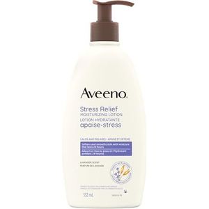 Aveeno Body Moisture Stress Relief Moisturizing Lotion, 18 Ounce Aveeno