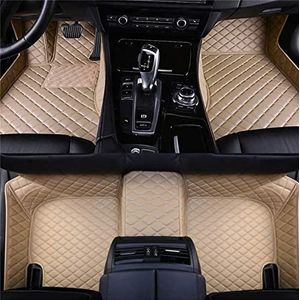 Waterdichte Autotapijten Voor Mazda 6 Voor ATENZA Voet Coche Accessoires Tapijten Auto Vloermatten All weather antislipmat(Beige)