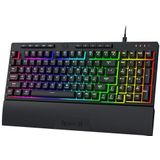 Redragon K515 SHIVA - RGB Membraan Gaming Toetsenbord - 98 Toetsen - Afneembare Polssteun