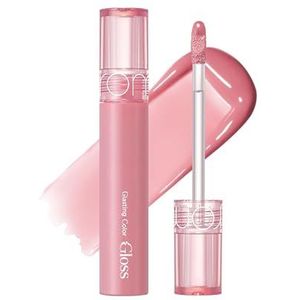 rom&nd Glasting Color Gloss 01 PEONY BALLETPlumping en sappige gloed afwerking met refractieve olie, langdurig, Vidvid Color4g 0.25oz