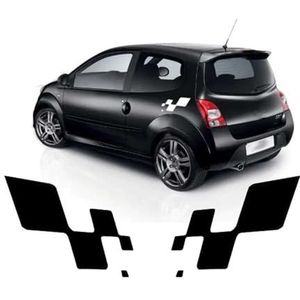 TNXPYXI - Carrosserie Zijstickers - PVC-folie - Geschikt voor Renault Clio RS Megane Twingo