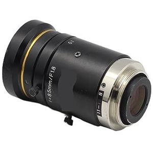 Zoomlens, varifocale lens, 8,5 mm F1.8 2/3 industriële cameralens FA-lens machine vision-lens in goede staat voor industriële videoIndustriële video