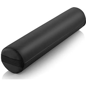 Saloniture Volledige Ronde Massage Tafel Bolster Kussen Pad - 26 x 6 Inch - Zwart