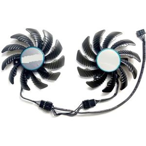 Vervangende ventilator voor GIGABYTE voor GeForce RTX4060 8GB voor WINDFORCE OC grafische kaart(A pair of fans)