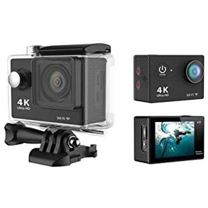 Actiecamera, Sportcamera Draadloze Wifi Mini Smart High-Definition Outdoor Waterdichte Camera 4K Sport DV(Nero)