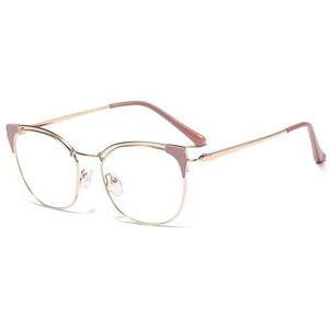 brilmontuur Anti-blauw licht Brilmonturen Metalen kattenoren Brilmonturen Creatieve brilmonturen Anti-oogvermoeidheid Brillen Unisex Mode accessoires