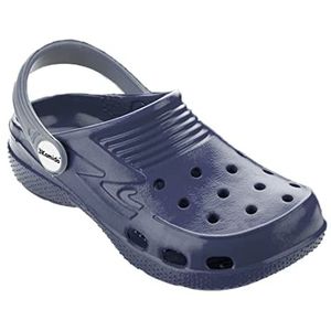 3Kamido Croco Kids mooie clogs kinderen tuinschoenen badslippers zandbak camping jongens en meisjes (marineblauw, 26/27)