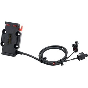 Telefoon Mount Motorfiets USB Mobiele Telefoon GPS Navigatie Beugel Draadloos Opladen Voor BMW R1200GS R1250GS ADV S1000XR F750GS F850GS F900R R1300GS GPS Navigatiehouder(Red - 16mm)
