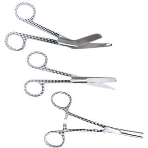 Verpleegkundige Scharenset | MDR Gecertificeerd - Zorg - Kocher - Cadeau - Verpleegster - Accessoires - Nurse Cadeau - Verpleegkundige Schaar - Verpleegkundige Artikelen (Black Dots)