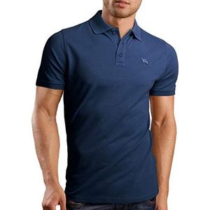 Grin&Bear Poloshirt voor heren, slimfit en regular fit, PL02, Pl01 - Navy, 46