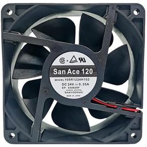Ventilator 109R1224H102 DC 24V 0.25A 12038 12CM 2 Draad Omvormer Ventilator