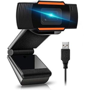 Peak Trading Full HD 1080P webcam, USB 2.0, autofocus, ruisonderdrukking, 110° groothoek, compatibel met pc, laptop, zoom, Skype, YouTube