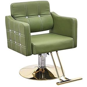 UGD8TQR Renovatiehuis kappersstoelen voor kapper schoonheidssalon stoel kappersstoelen zware kappersstoelen hydraulische haarstyling stoel tattoo stoel shampoo schoonheidssalon apparatuur (kleur: A)