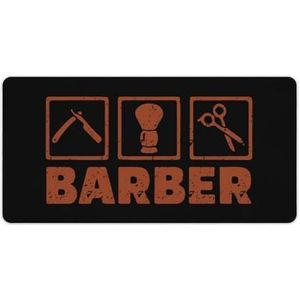 Kapper Tool Trucker Mode Bureau Muismat Antislip Gaming Muismat Accessoires Decor 30x60cm