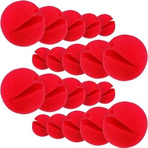 Clownneus 20 Stuks Rode Neus Schuim Neus Schuim Circus Clownneus Van Schuim Rode Neus Clownneus Van Schuim Clown Neus in Rood Voor Carnaval of Andere Themapartijen