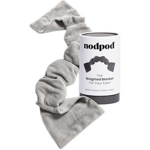 (70cm lang, grijs oogkussen) - NodPod: Gewogen slaaptherapie; vermindert natuurlijk stress en angst en bevordert een diepe, rustgevende slaap.