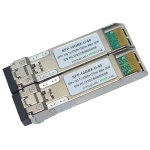 Single core vezel 10G WDM 1270nm/1330nm 20km/40km/60km SFP+ LC(40km)