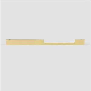 UIHMSWYAL Moderne minimalistische badkamerkast handvat eenvoudige Europese gouden kast kledingkast profiel handvat meubels hardware (maat : geborsteld koper 6841B groot)