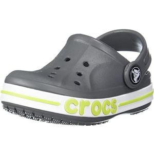 Crocs Bayaband Classic Kinderklompen Voor Jongens En Meisjes, Lichtgewicht En Veilige Pasvorm 33-34 Eu Slate Grey/Lime Punch