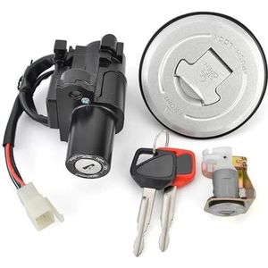 Voor XLV650 XL650 Transalp 2000 2001 2002 2003 2004 2005 2006 Brandstoftankdop Contactslot Stoelvergrendeling Sleutelset Motorfiets Contactslot
