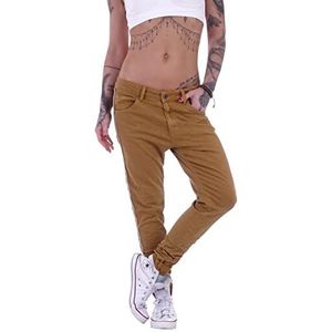 Style-Station Boyfriend damesbroek, heupjeans, jeans, damesjeans, camel, XS