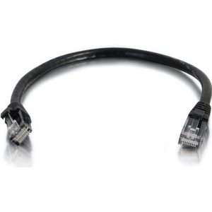C2G /Cables to Go 15180 Cat5e Snagless Unshielded (UTP) netwerkpatchkabel, zwart (3 voet)