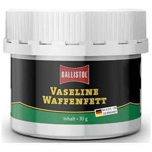 BALLISTOL 23699 Vaseline Wapenvet, 70 g, hars- en zuurvrij wapenvet voor alle wapenonderdelen, smering van mechanica, wit