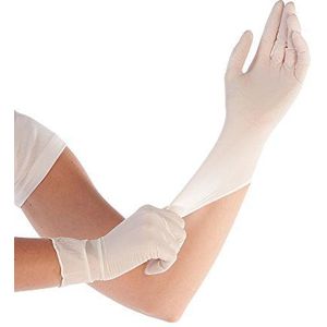 HYGOSTAR Safe Super Stretch Nitril handschoenen, L, wit