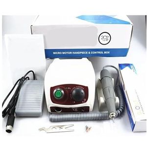 210/207B 65 w 50000 RPM Nagelboor PRO 105LN Manicure machine for polijsten nagel pedicure Nail Art boormachine(Dark Khaki)