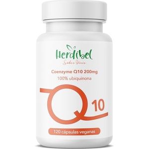 Co-enzym Q10 200 mg | 120 veganistische CoQ10-capsules 100% zuiver voor 4 maanden | natuurlijk gefermenteerde Q10 | antioxidant, energie, hart en immuunsysteem | Co Q10 bescherming tegen vrije