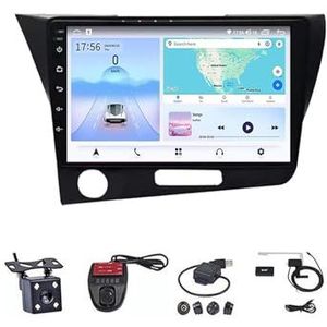 9 Inch Autoradio Voor Honda CR-Z 1 CRZ 2010-2016 Carplay Android Navigatie GPS Bluetooth Multimedia Speler Smart Automotive Systeem(4G+WIFI 2G+32G)