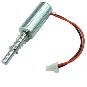 Luchtventiel Valve 3 stuks DC 3V/5V 6V/9V/12V/24V mini-kleine 8mm cilindrische zuig-inhalatie-type solenoïde elektromagneet slag 5mm doe-het-zelf vingerafdrukslot Sterke antioxidant capaciteit(DC12V)