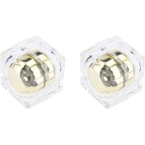 2 Set van 30g Cosmetische Lege Pot Pot Crème Lippenbalsem Fles Doos Container Tin Case Goud